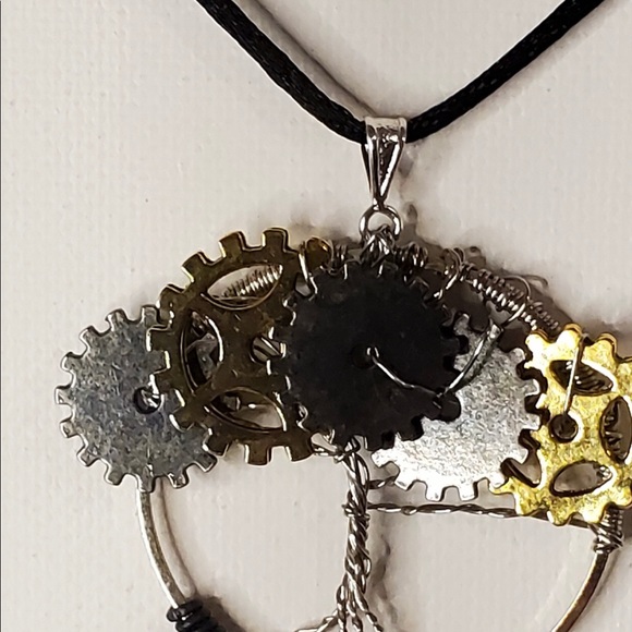 Steampunk Inspired Tree of Life Pendant - Picture 3 of 5